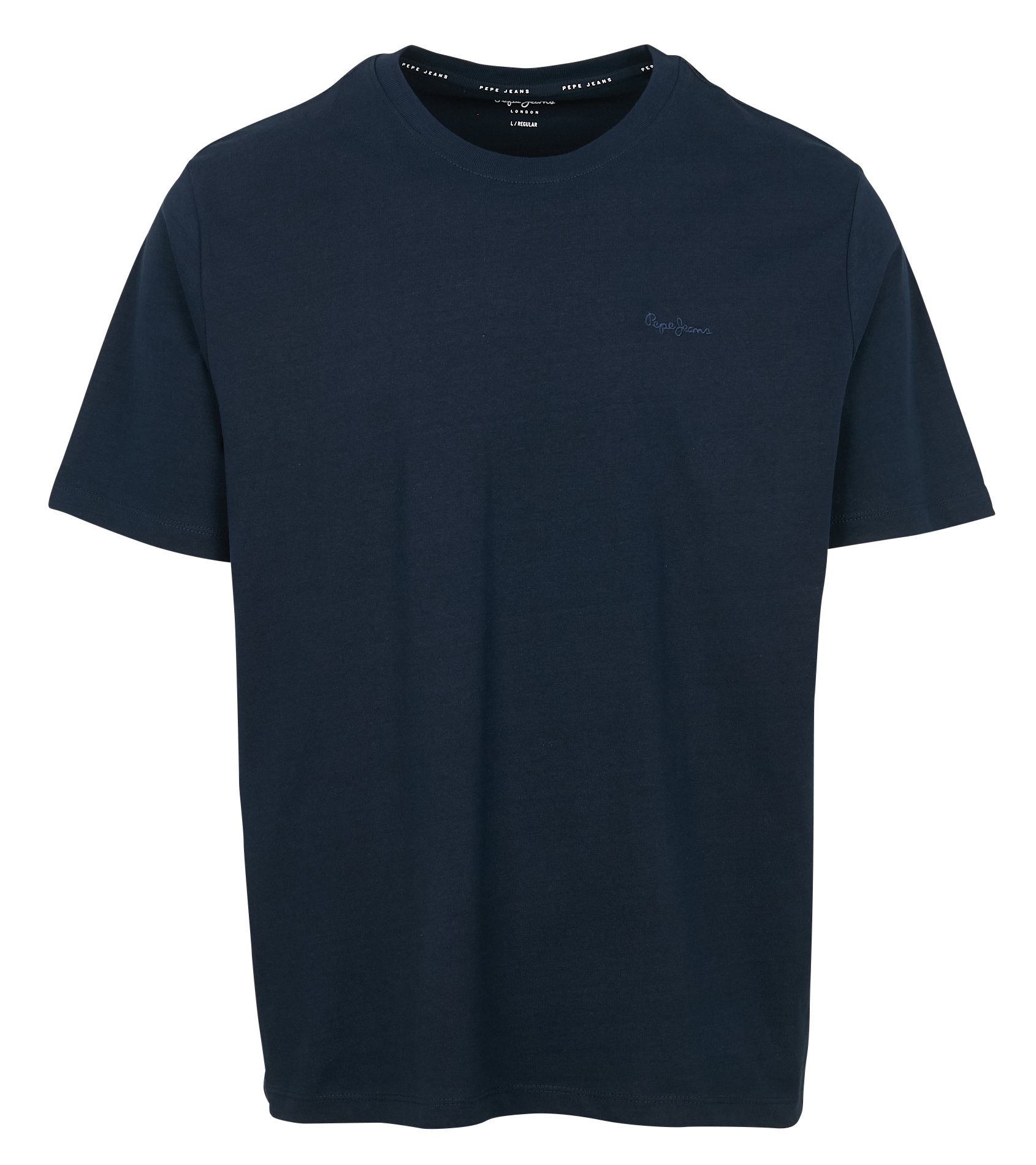 CONNOR - Tee-shirt col rond en coton | Bleu