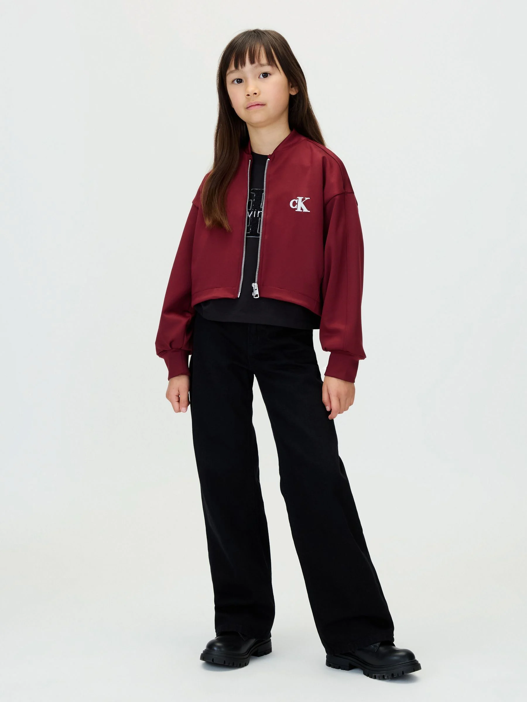 Calvin Klein Jeans met hoge taille en wijde pijpen