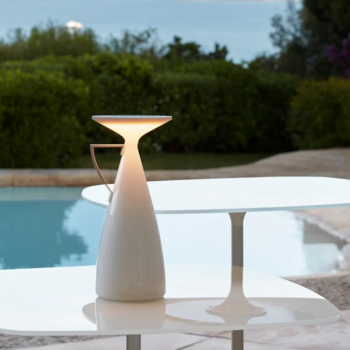 Kartell - Camomille Akku-Leuchte (LED), petrol