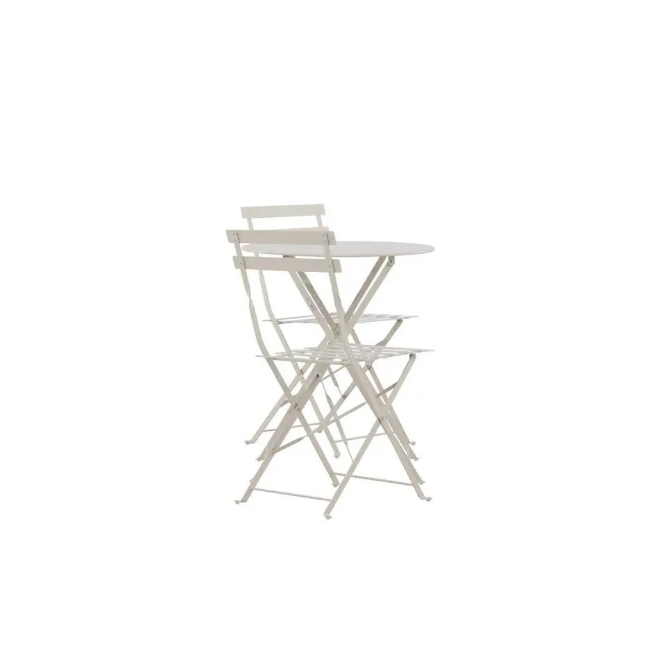 Svea - Serkan inklapbare bistro set - beige