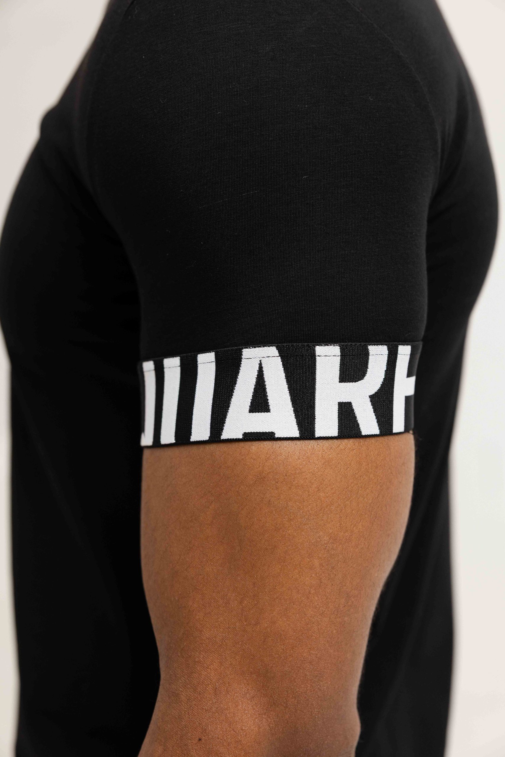 Dsquared2 Round Neck T-Shirt Heren Zwart/Wit