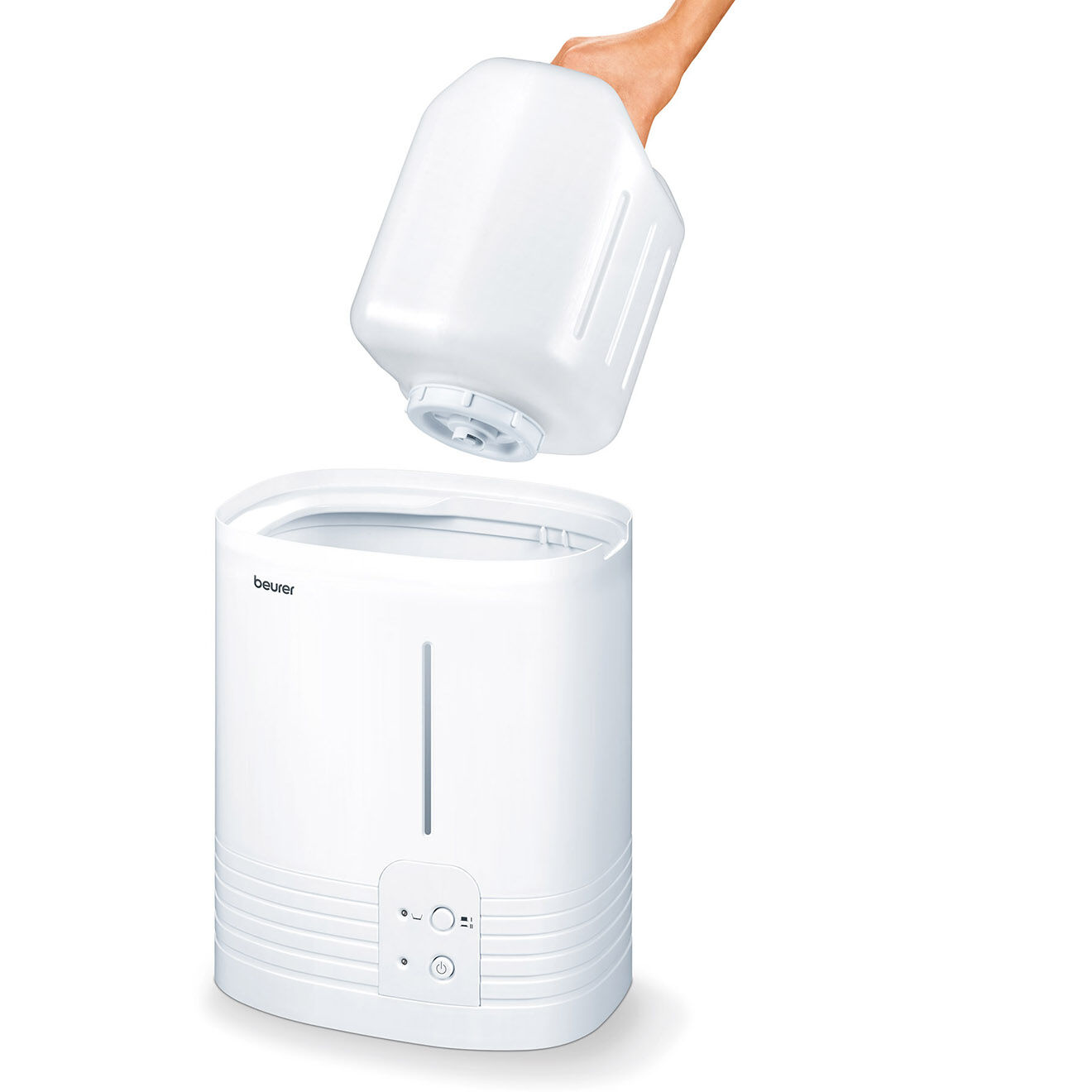 Beurer Humidificateur d'air blanc/anthracite - 50 m²