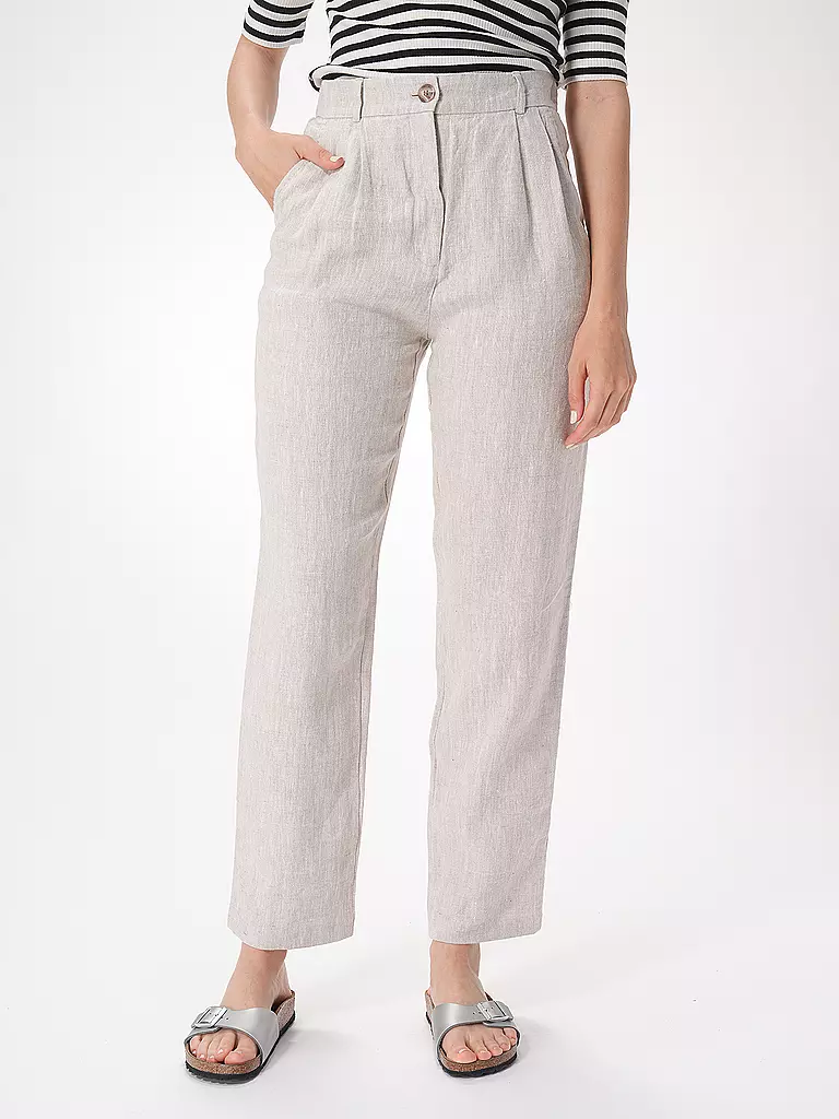 MOS MOSH Leinenhose MMADLANALINENPANT beige
