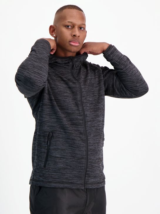 Big Tramp Fleecejacke Schwarz