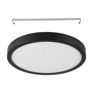 Eglo buiten-plafondlamp Argolis 2 zwart Ø28,5 cm 20,5W 2400 lm