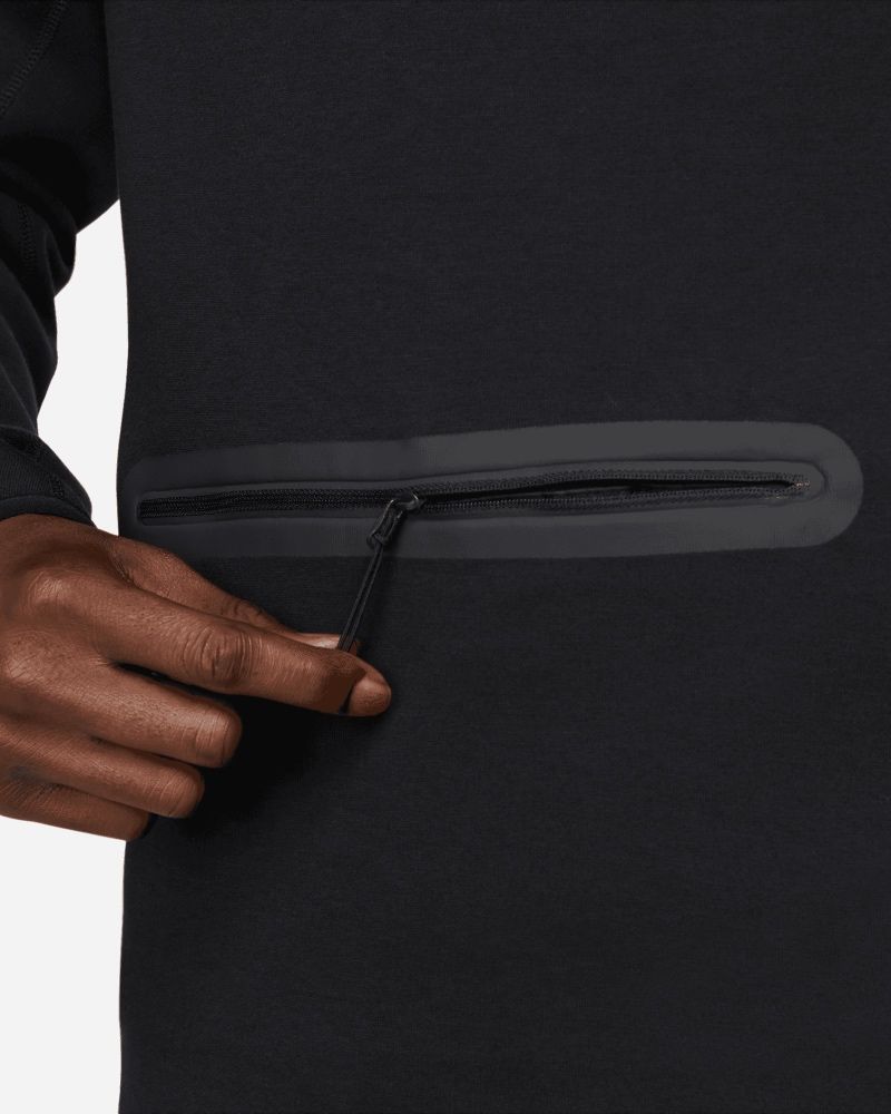 Sweat 1/2 Zip Nike Sportswear Tech Fleece Noir pour homme