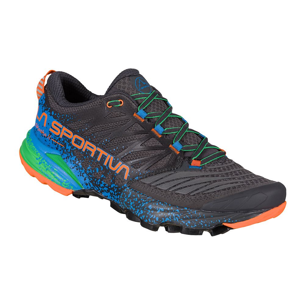 La Sportiva AKASHA II - Chaussures de trail Homme carbon/flame