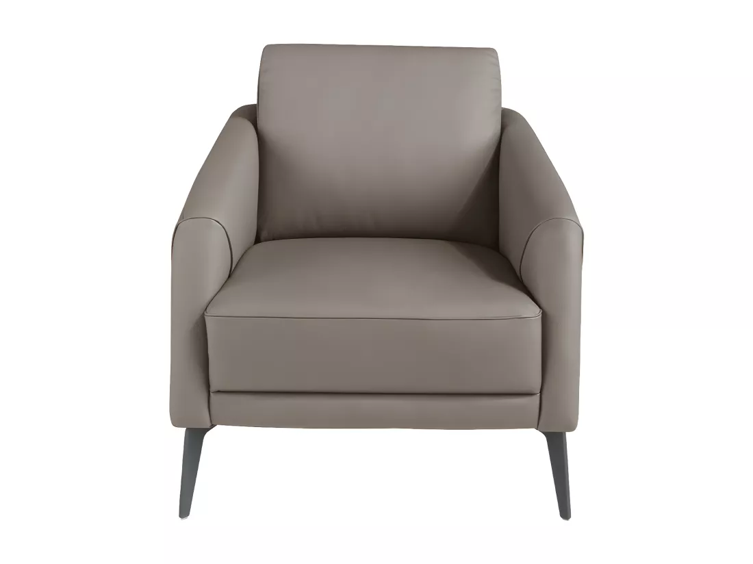 Fauteuil en cuir gris foncé 5134 ANGEL CERDA