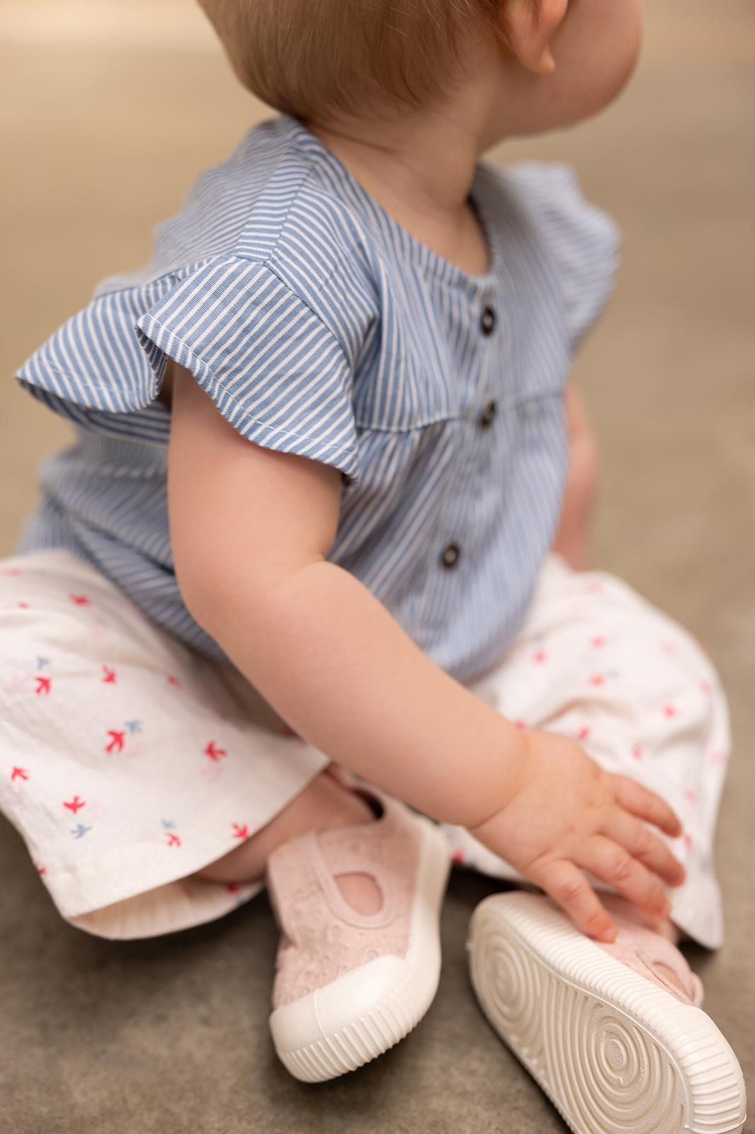Noppies Baby Broek Morada - Animals pattern Off white