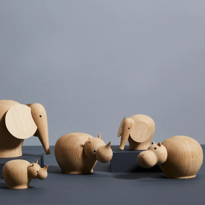 Woud - Nunu Elephant, Eiche matt lackiert / mini