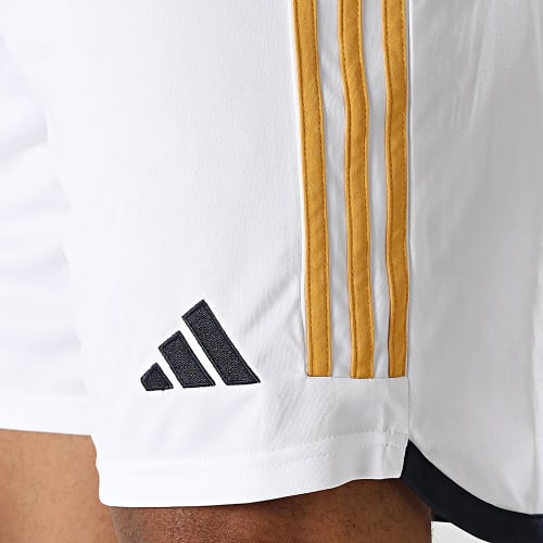 Short Jogging A Bandes Real Madrid HR3793 Blanc