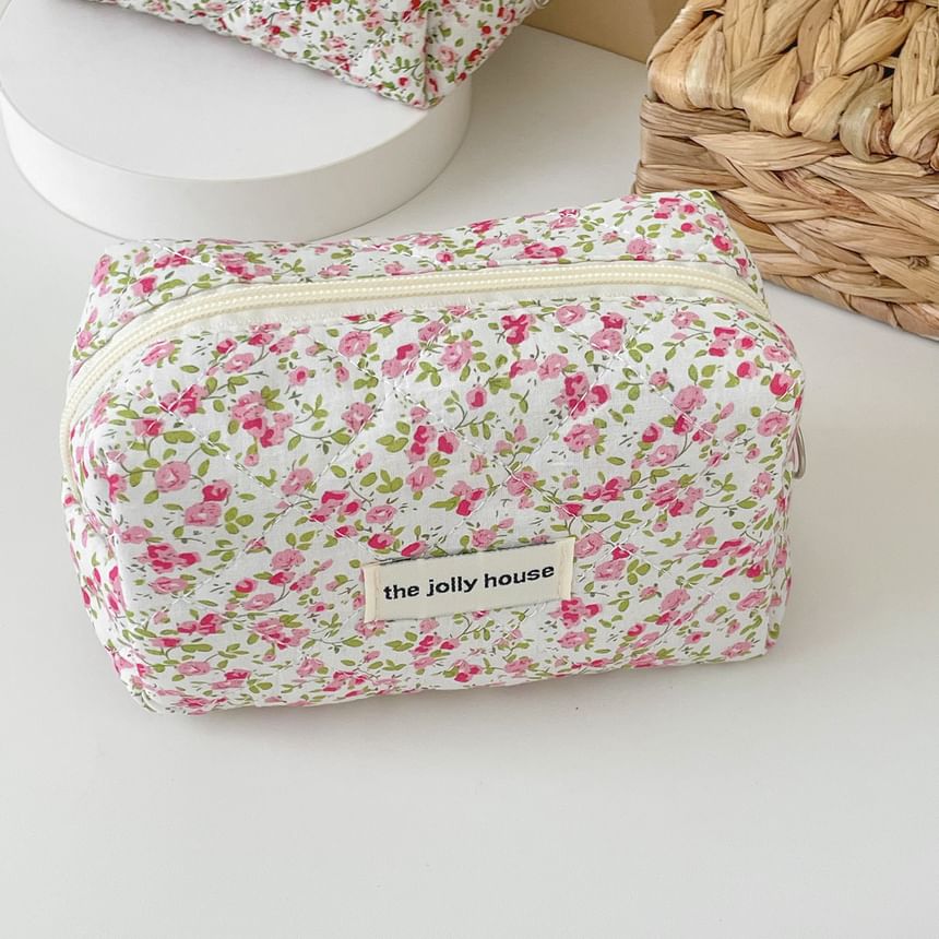 ZenlyHabit - Make-uptas / etui van bloemenstof