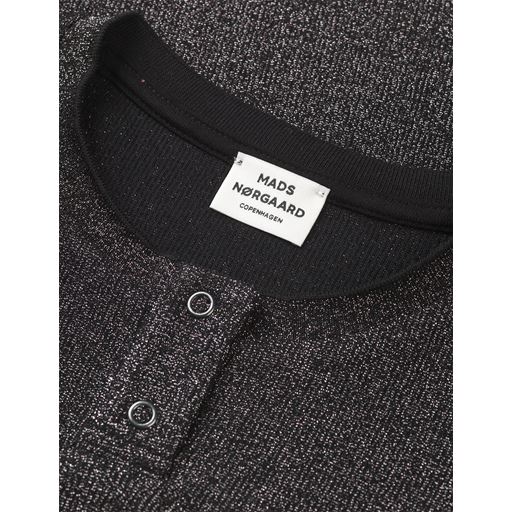 Mads Nørgaard 2x2 Lurex Tala Langærmet T-shirt, Gun Metal, 16 år