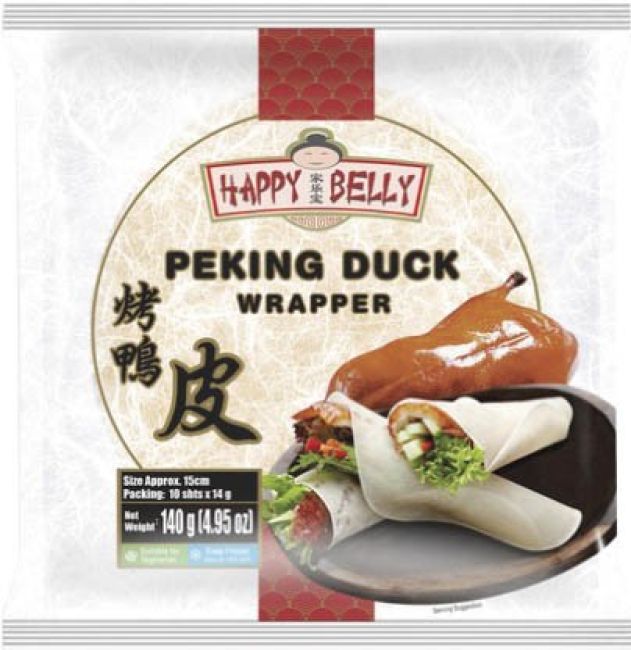 Happy Belly Peking Eend Pannenkoek Wraps 140g