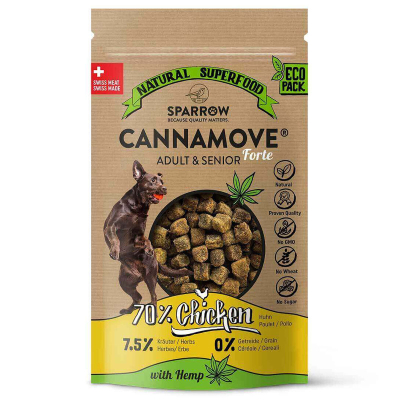 Sparrow Pet CannaMove Forte Gelenk Fit Snacks 200g für Hunde