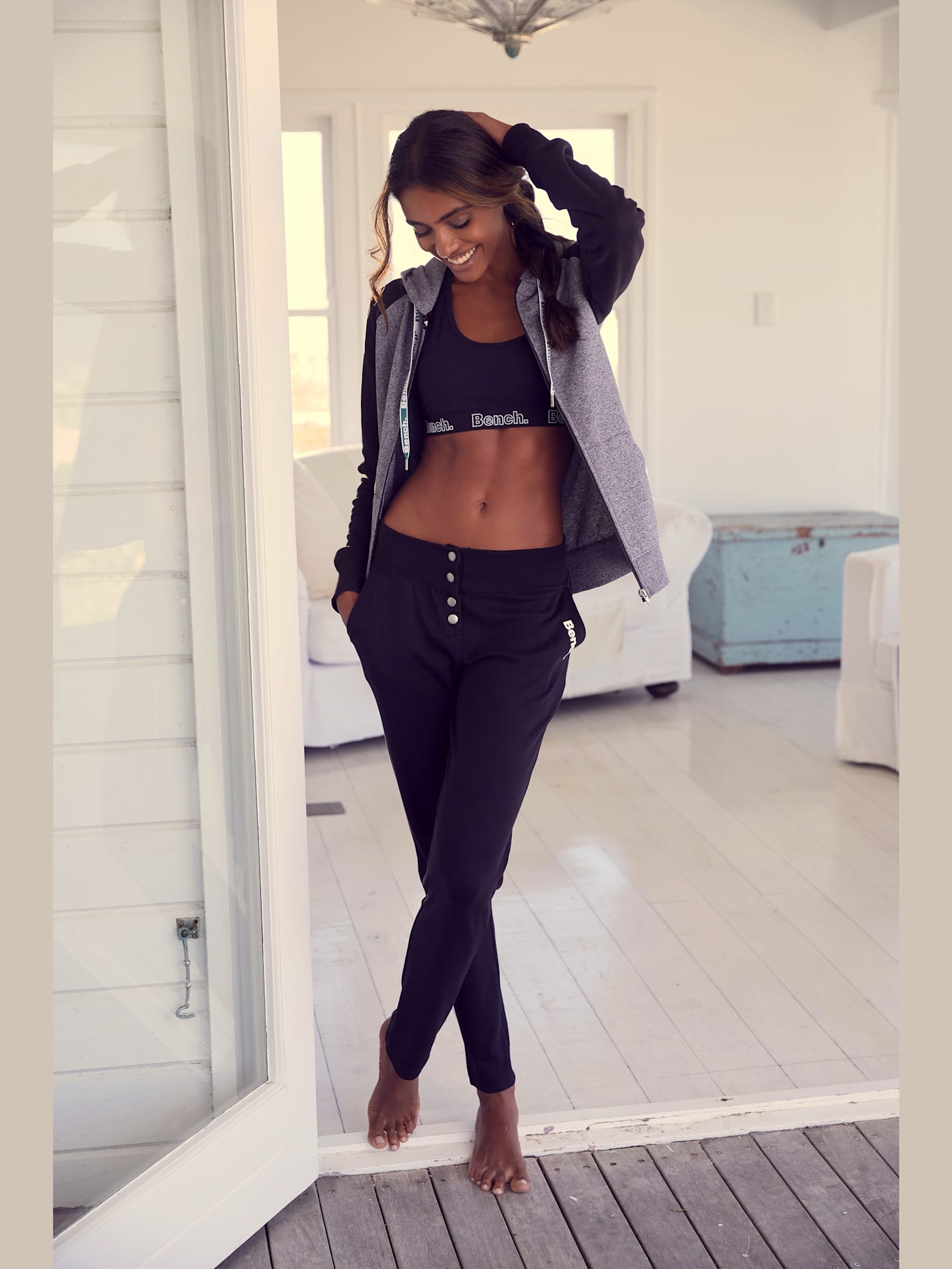 Pantalon molletonné pantalon d'intérieur à boutons-pression