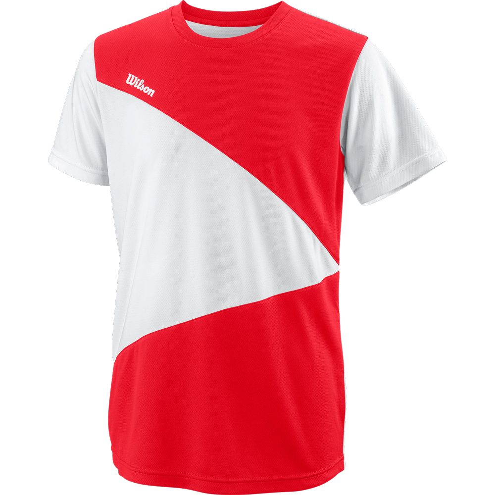 Wilson Team II Triangle Crew T-Shirt Jungen team red