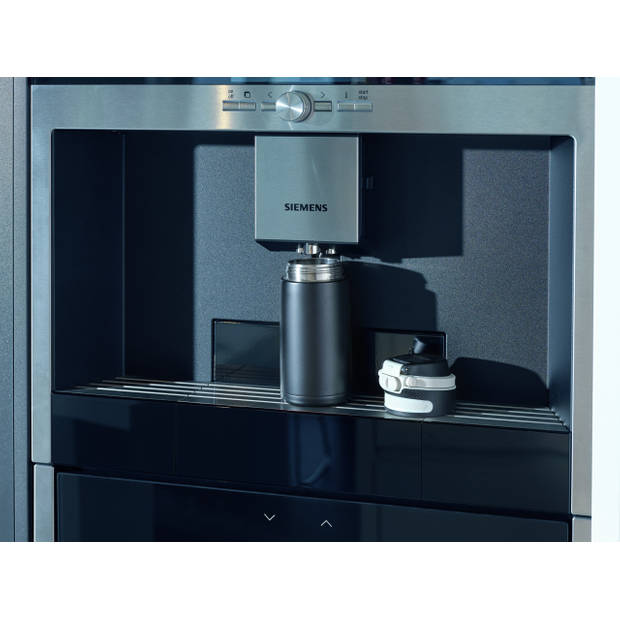 Leifheit Isoleerbeker Flip 350 ml zwart