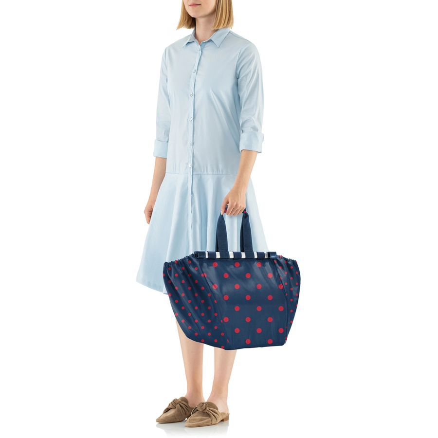 reisenthel® easyshoppingbag mixed dots red