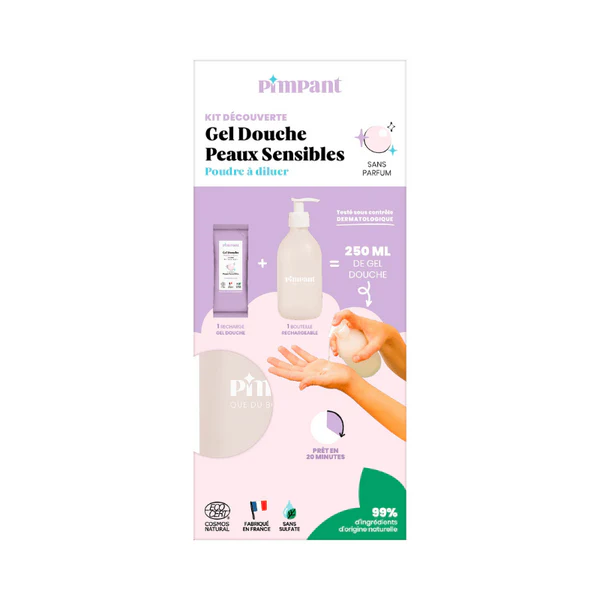 Pimpant Kit Découverte Gel Douche - Fleur d'Oranger 245g