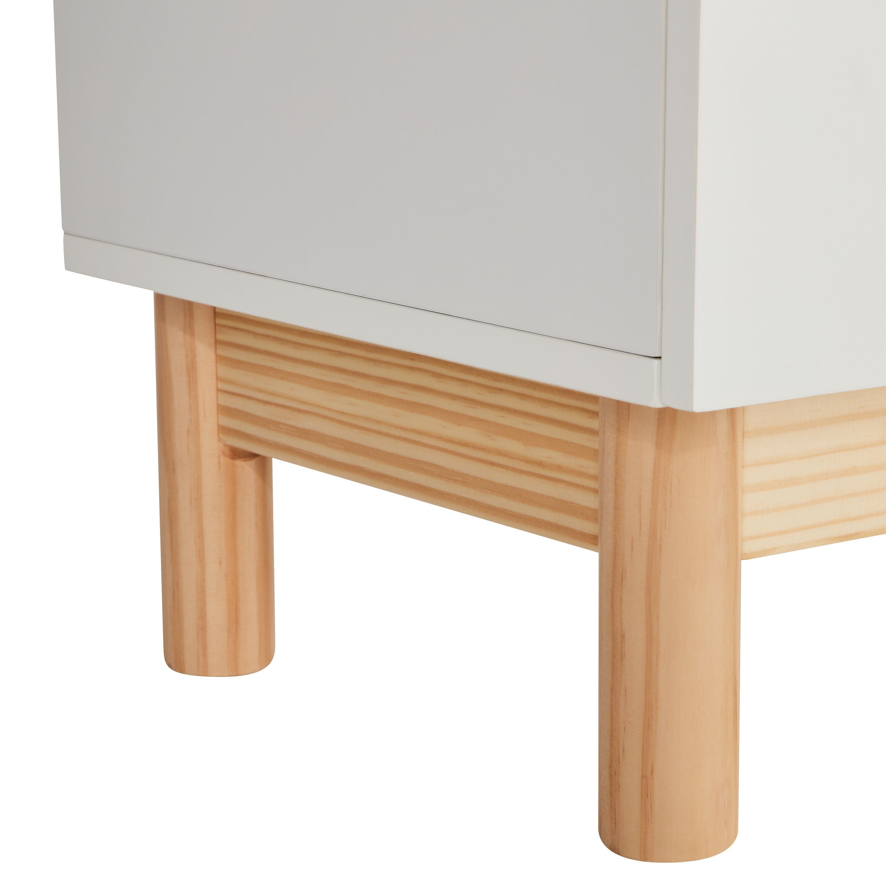 MARLIN Schuhschrank - Weiss / B: 80.0 cm x T: 36.8 cm x H: 80.0 cm