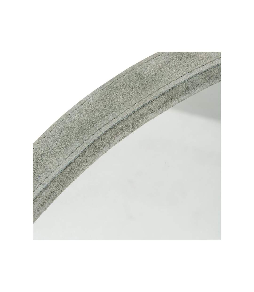 Paris Prix - Miroir Mural Design En Cuir tortu 41cm Vert
