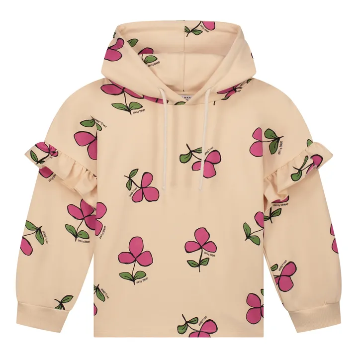 Daily Brat Hoodie Daily Flower | Crème