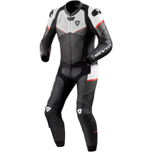 Rev'it - Combinaison Beta Noir / Blanc / Rouge fluo