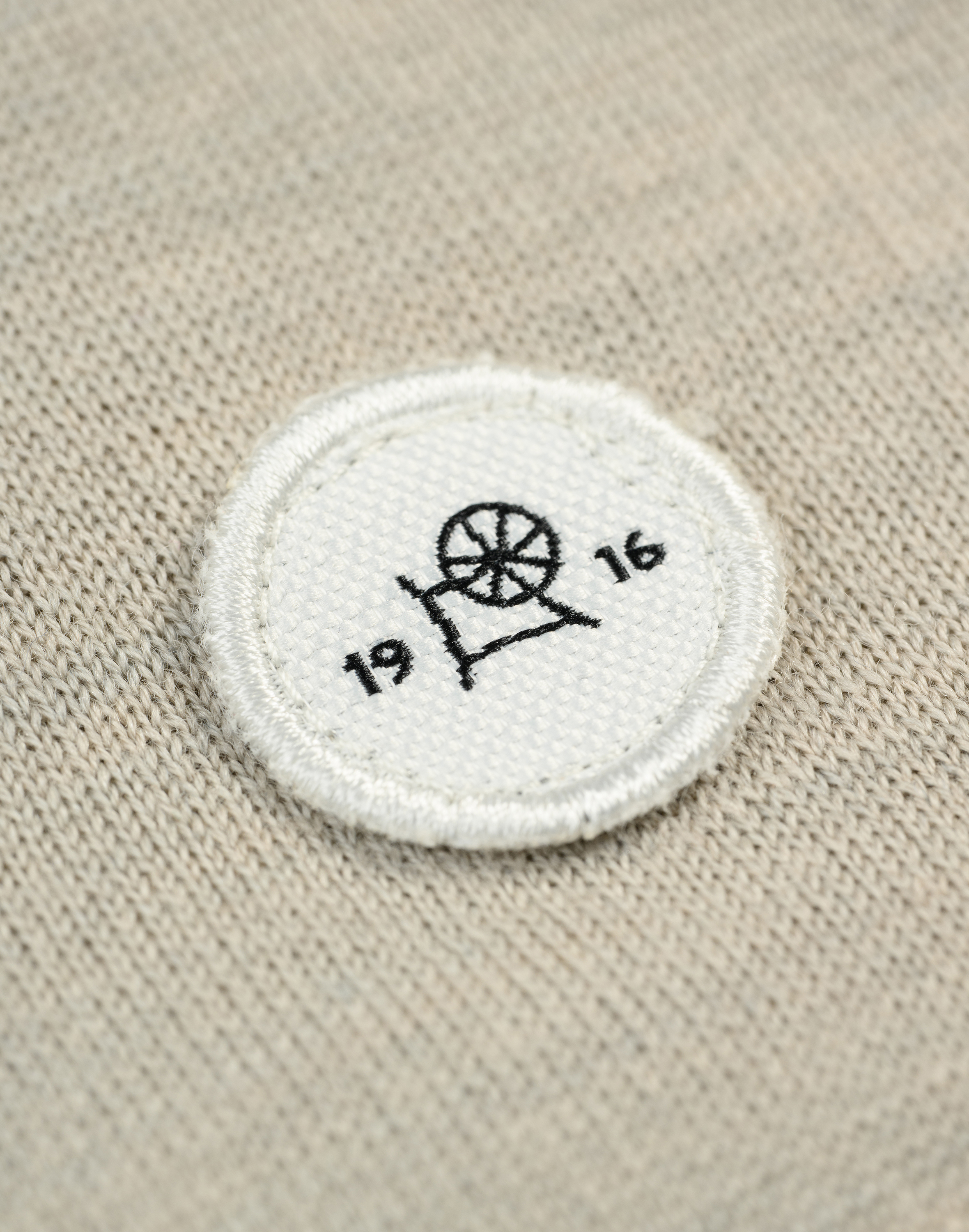 Vest met capuchon van merinowol terry voor heren