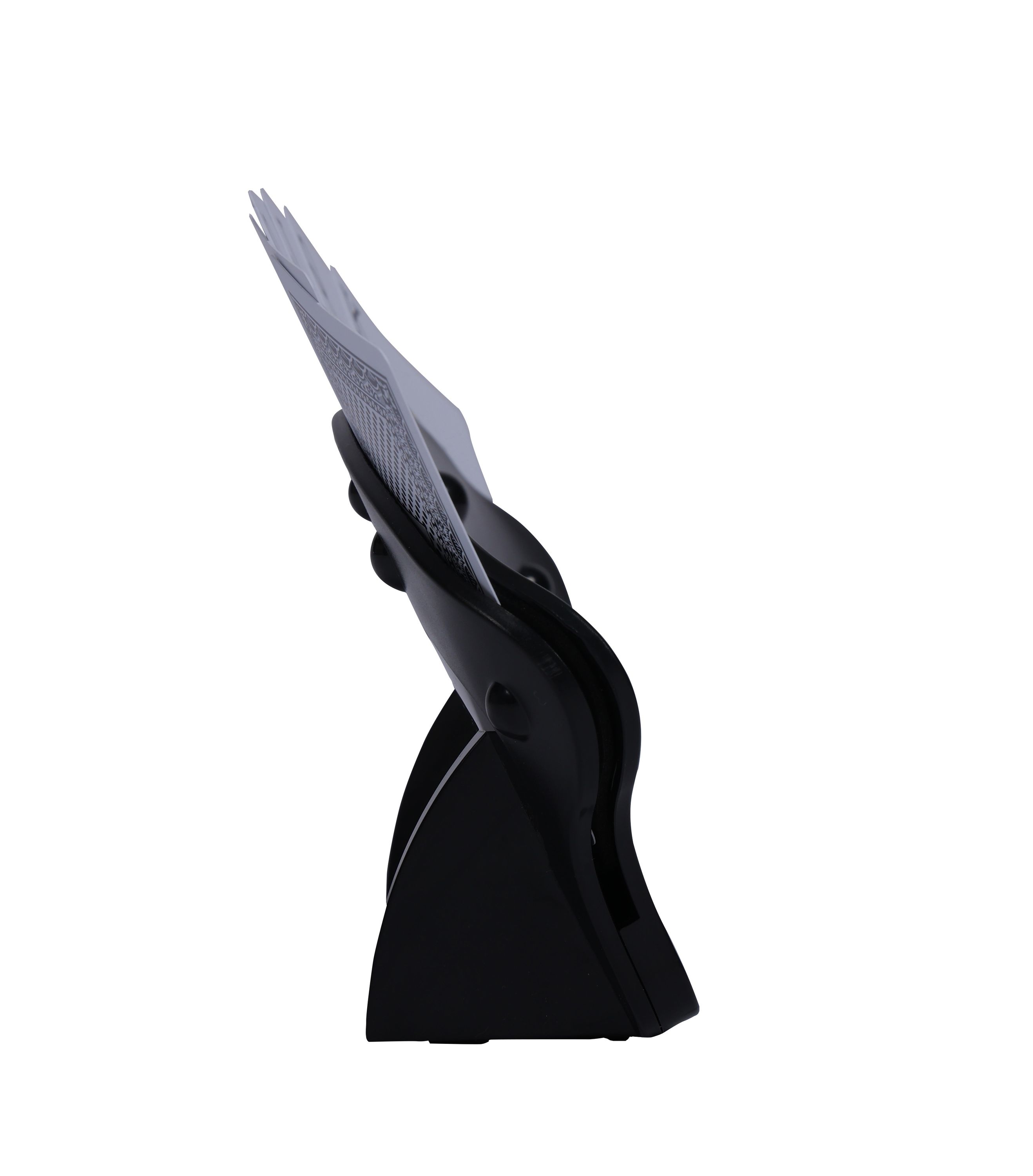 Kartenhalter 21 x 10 cm schwarz