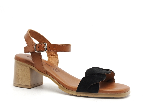 Eva frutos nu pieds talons femme 3439 noir