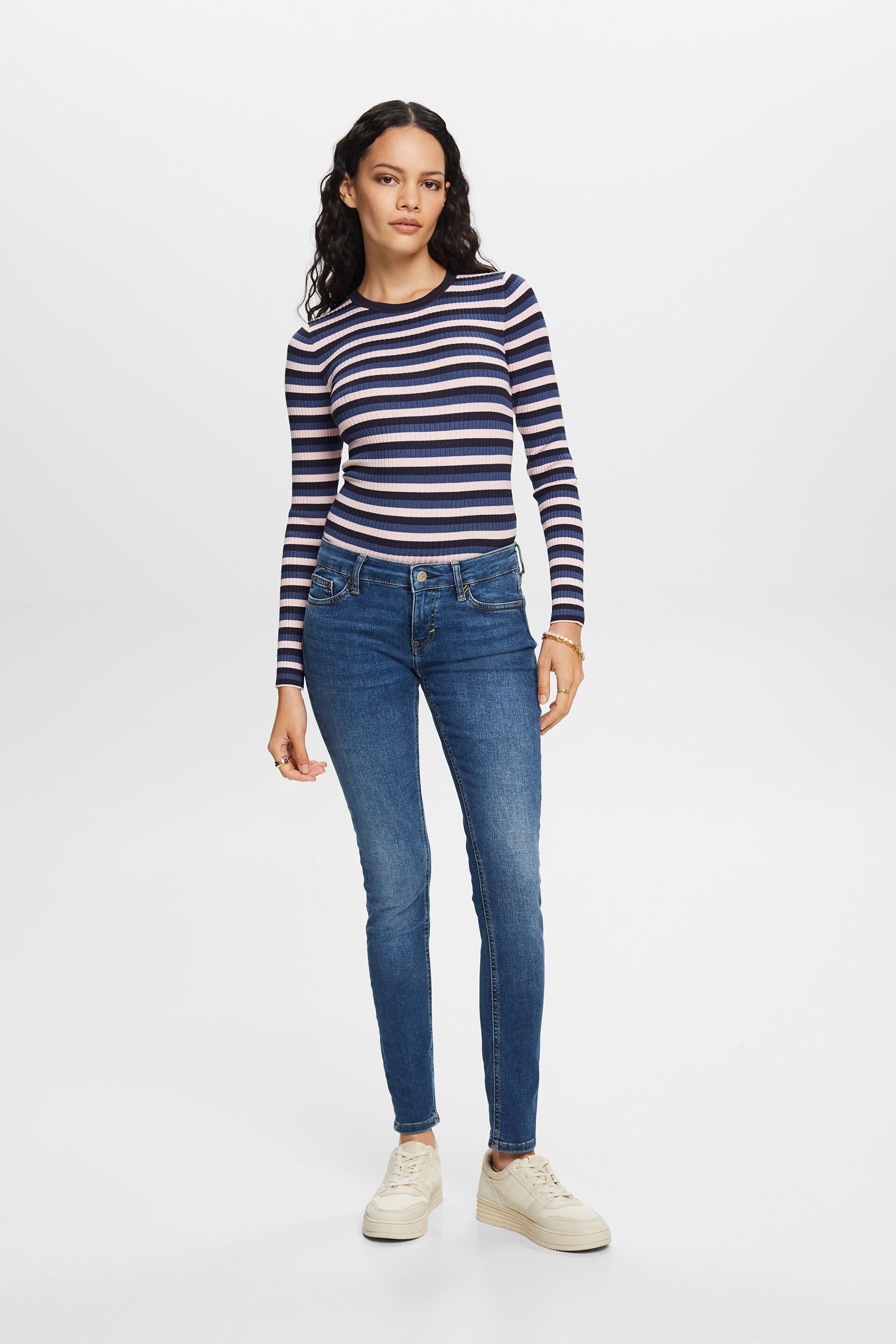 En matière recyclée : le jean Skinny à taille basse