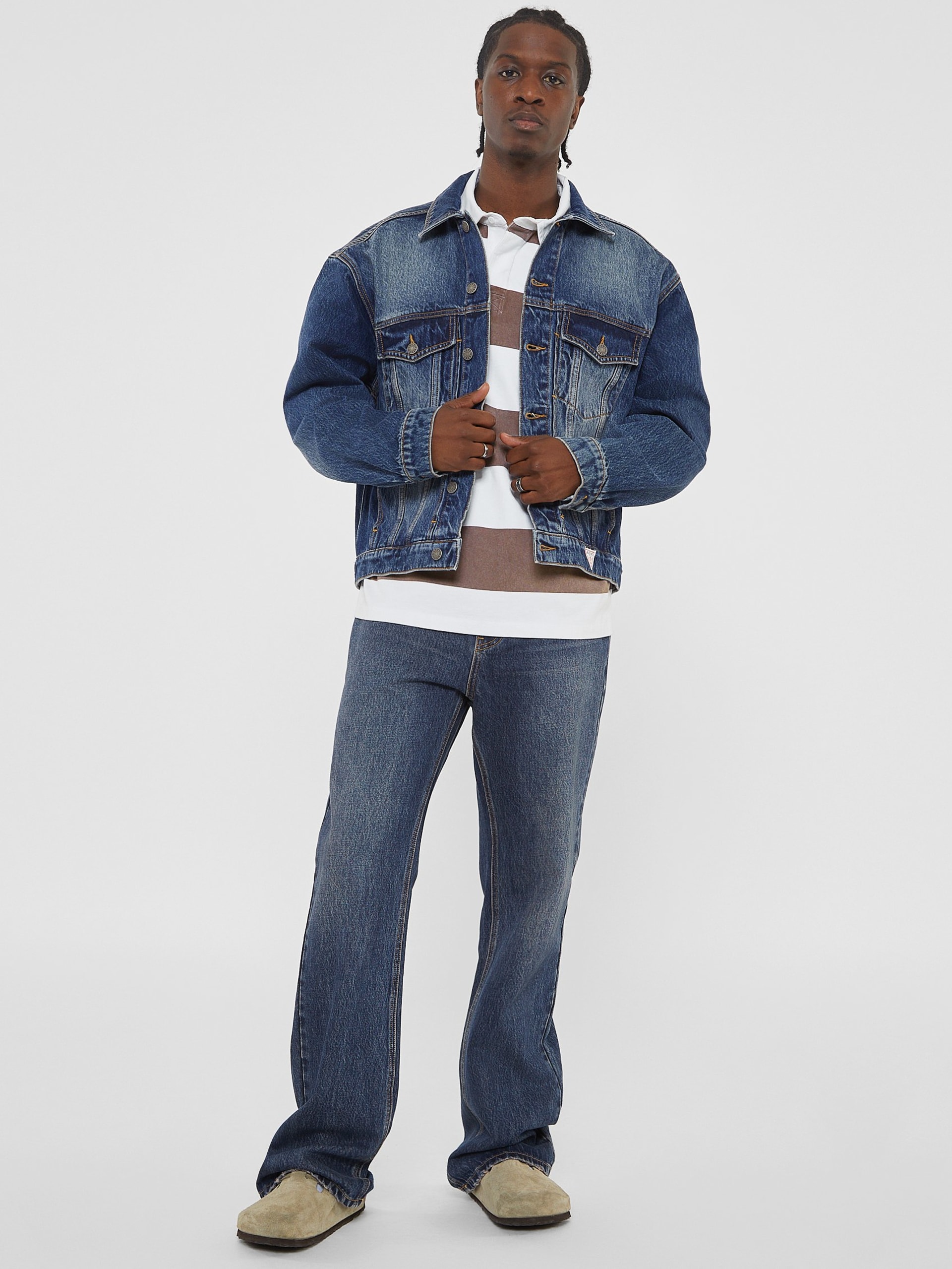 Jaqueta Trucker Kit Denim da GUESS Originals
