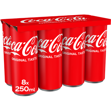 Coca-Cola Original Taste 8 x 250 ml