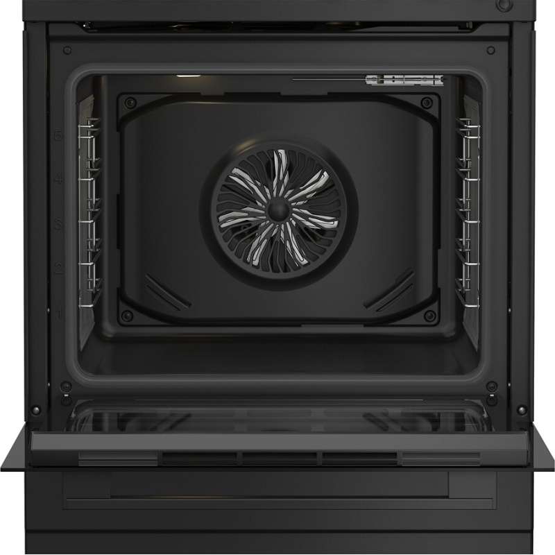 Cuisinière mixte Indesit I6M5PCB Noir