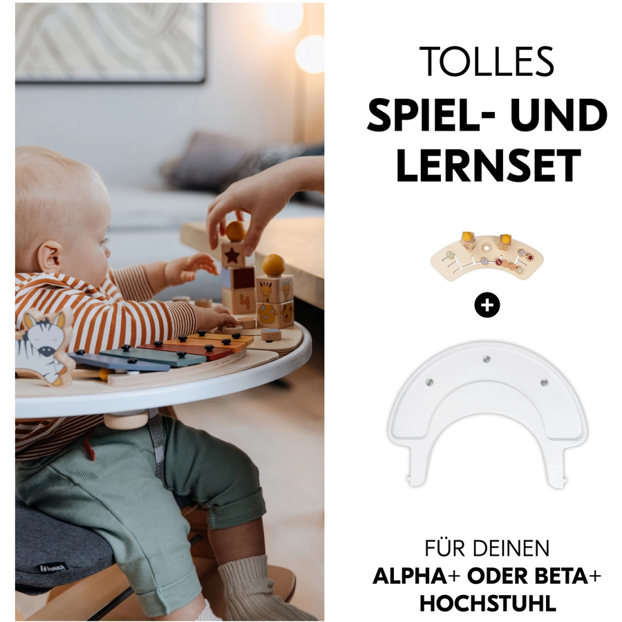 hauck Alpha Play Sorting Set Giraffe White