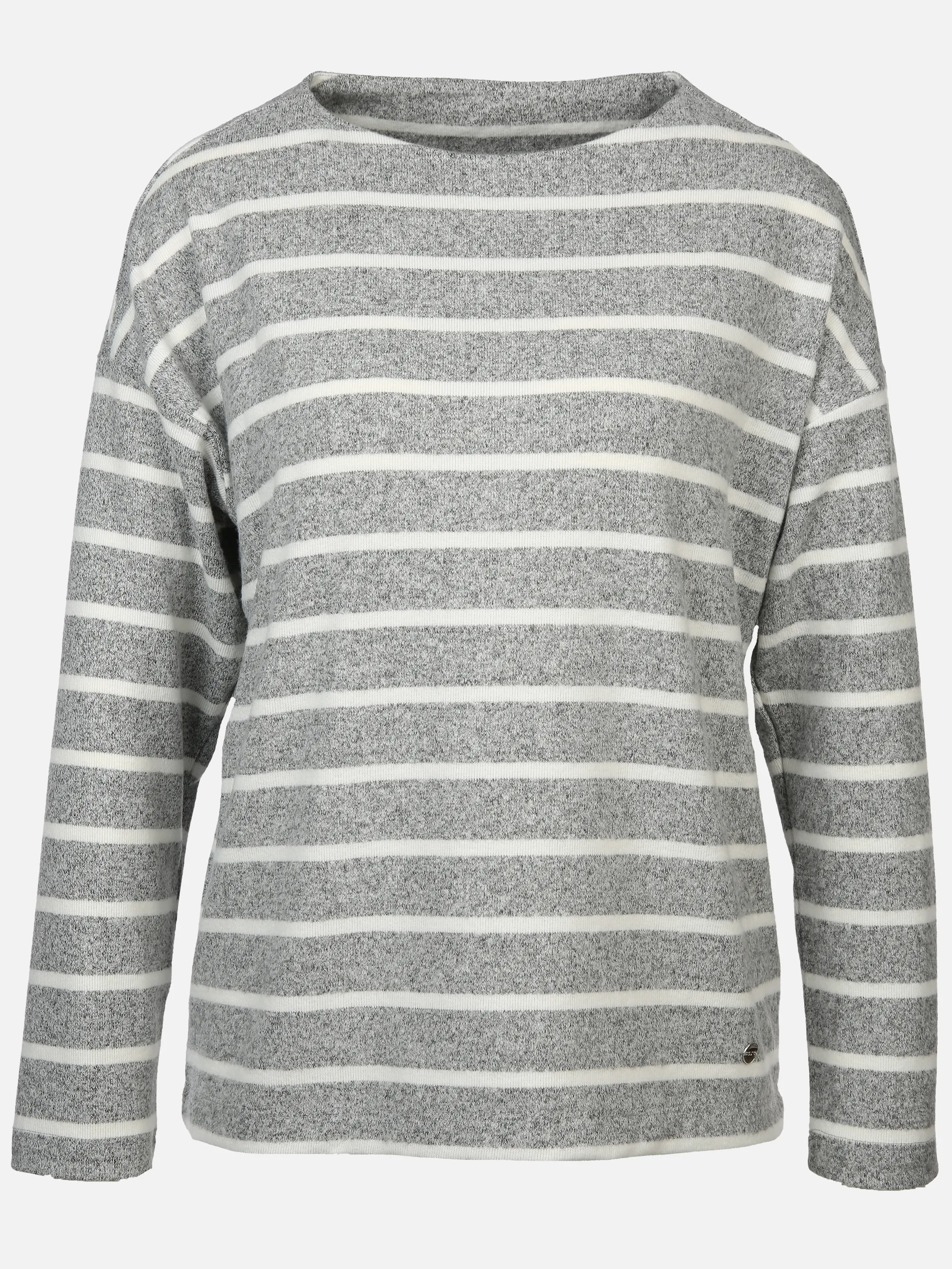 Damen Flauschshirt mit Streifen