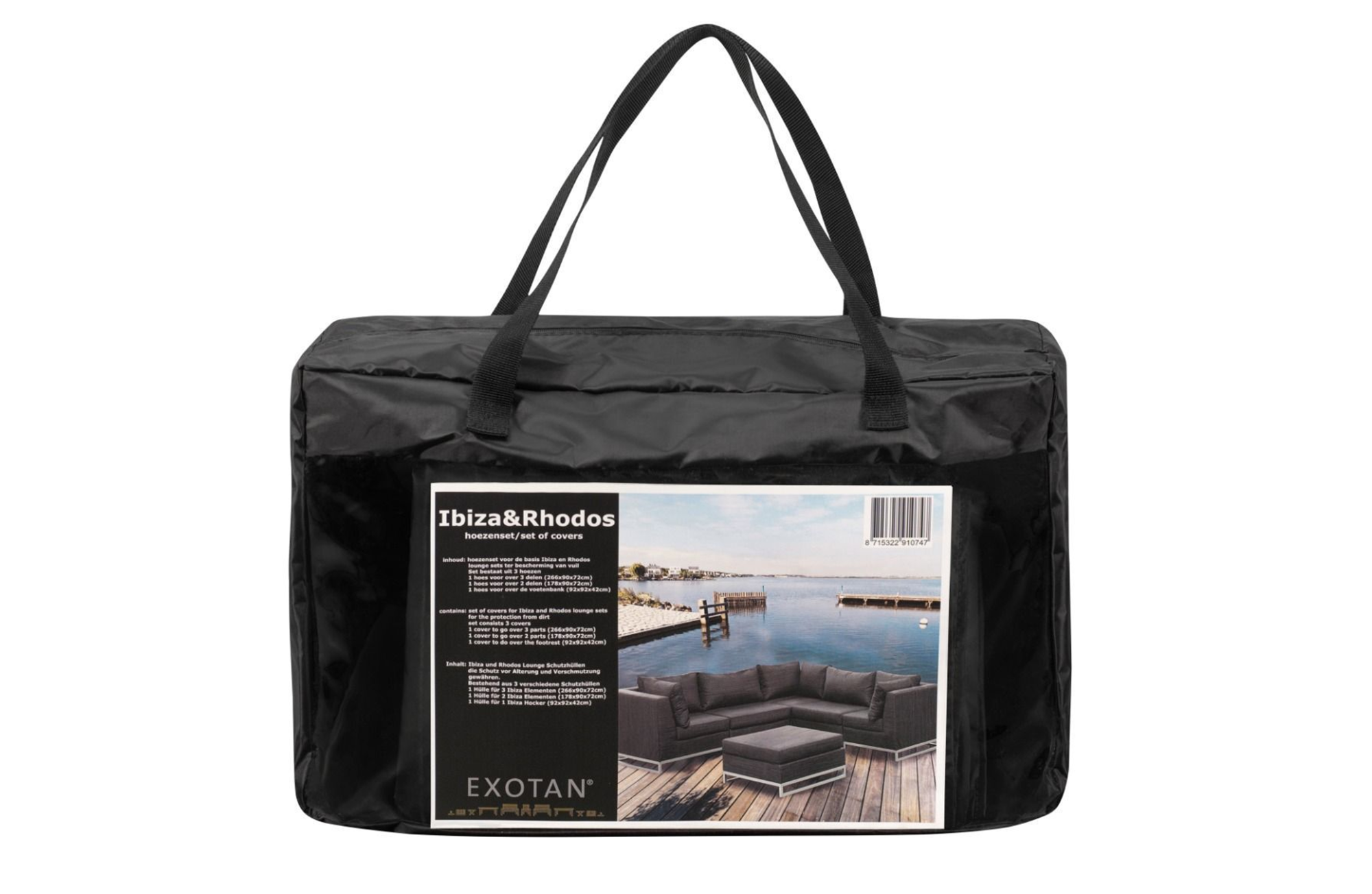 Exotan beschermhoes loungeset Rhodos Beschermhoes loungeset Rhodos