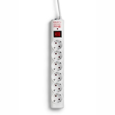 SALICRU SPS SAFE 6 - Multiprise avec interrupteur 6 prises - 1,5m