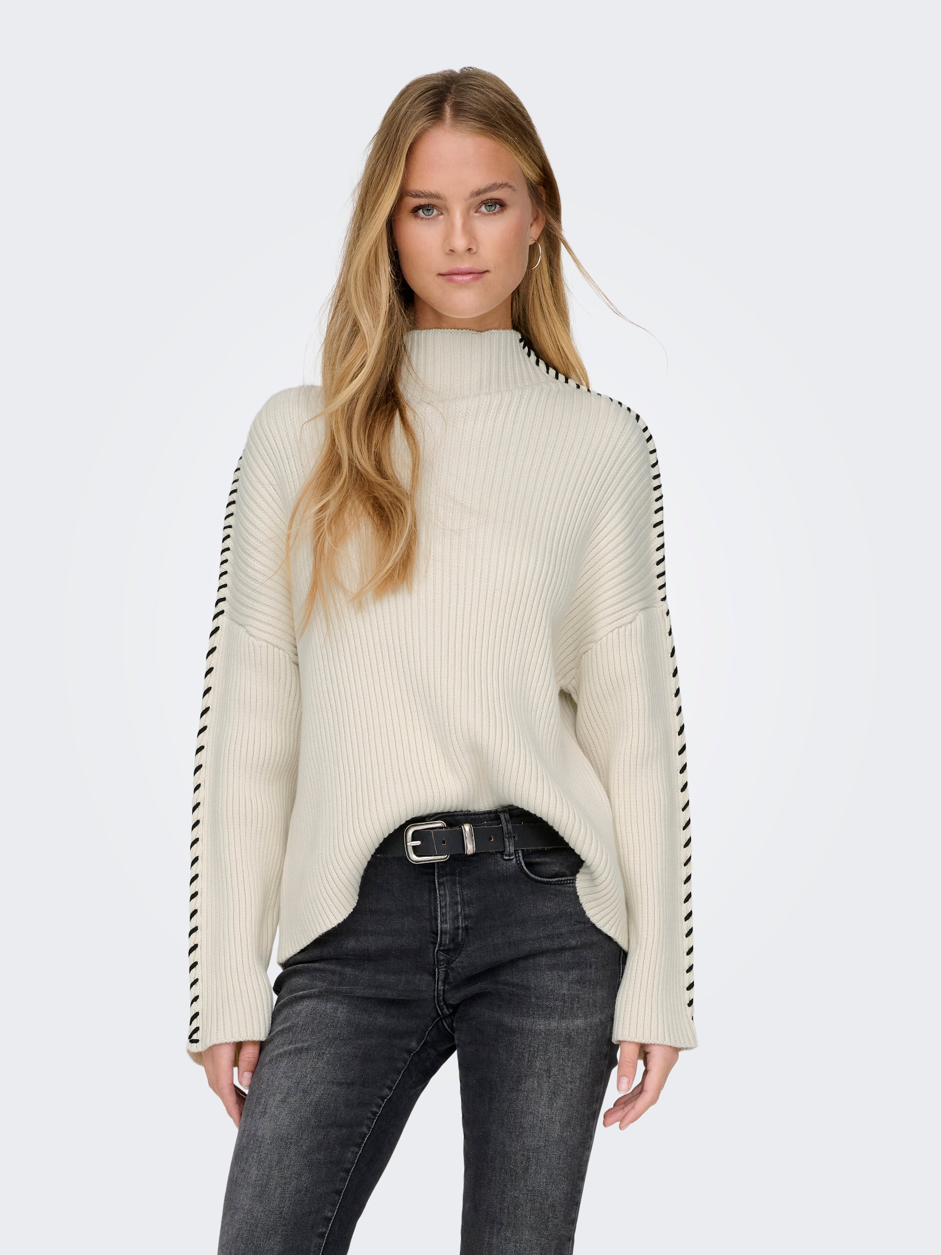 ONLQUEENIE Strickpullover Birch