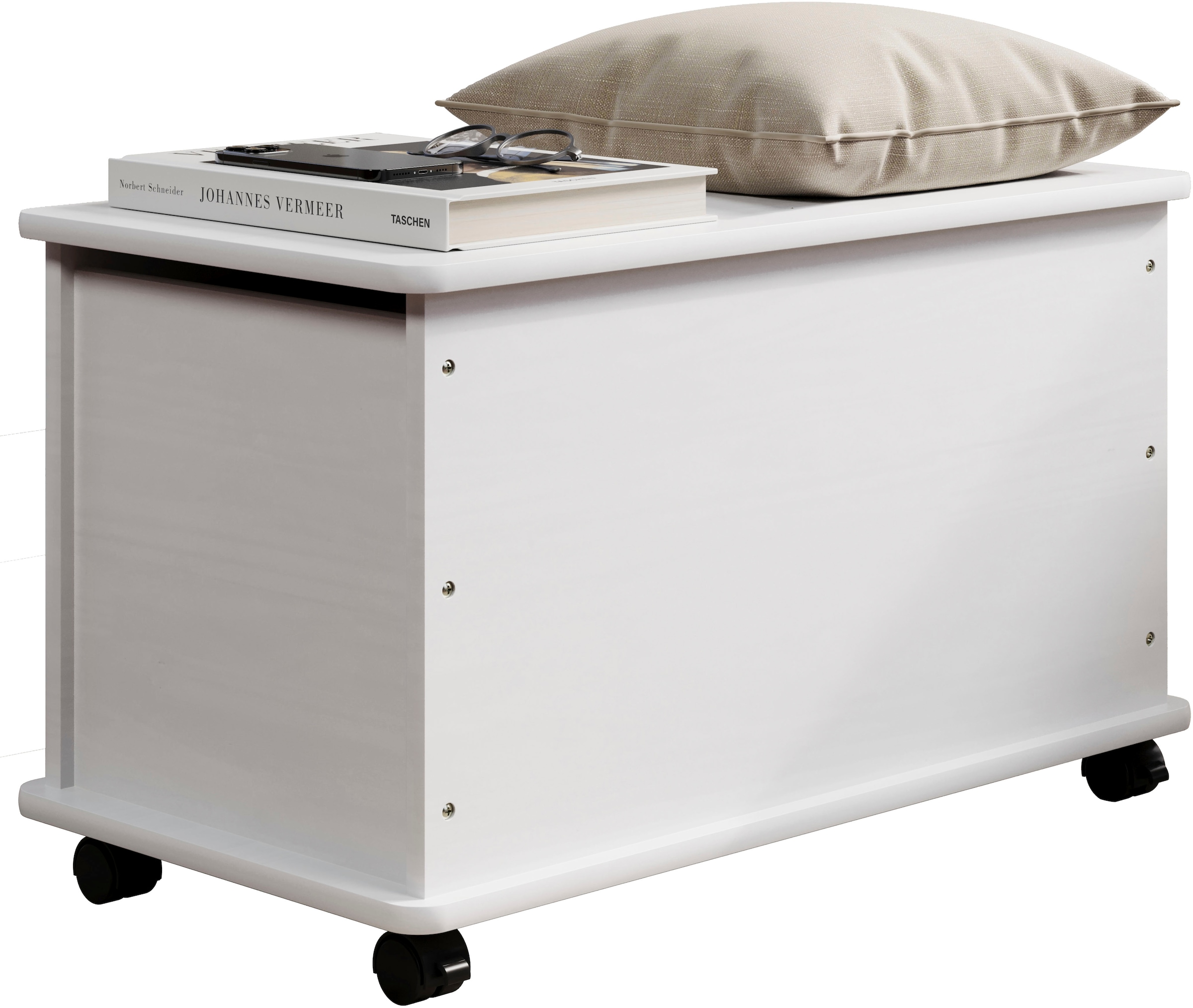 welltime Badkommode »Thale« 1 Stk. tlg. Aus lackiertem Massivholz - Auf Rollen - Masse (B/T/H) 73/40/44 cm