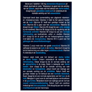 Lucovitaal Magnesium Vitaminen Mineralen Compleet 30TB