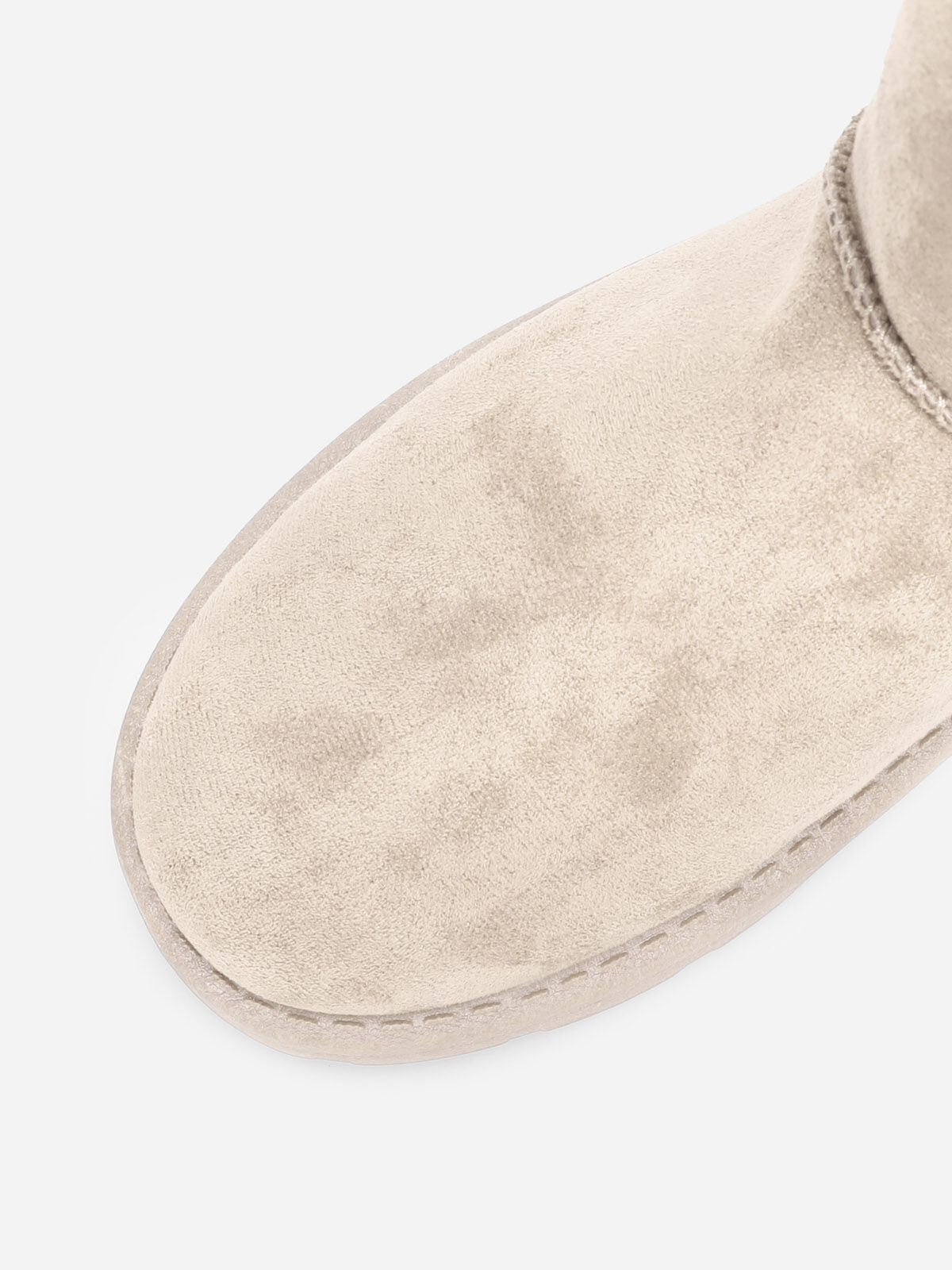 Boots en suédine fourrées- Beige