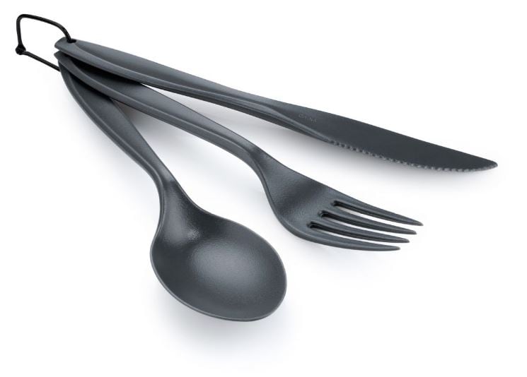 GSI Outdoor 3 pcs bestikk<br>Bestikk sett i solid plast!
