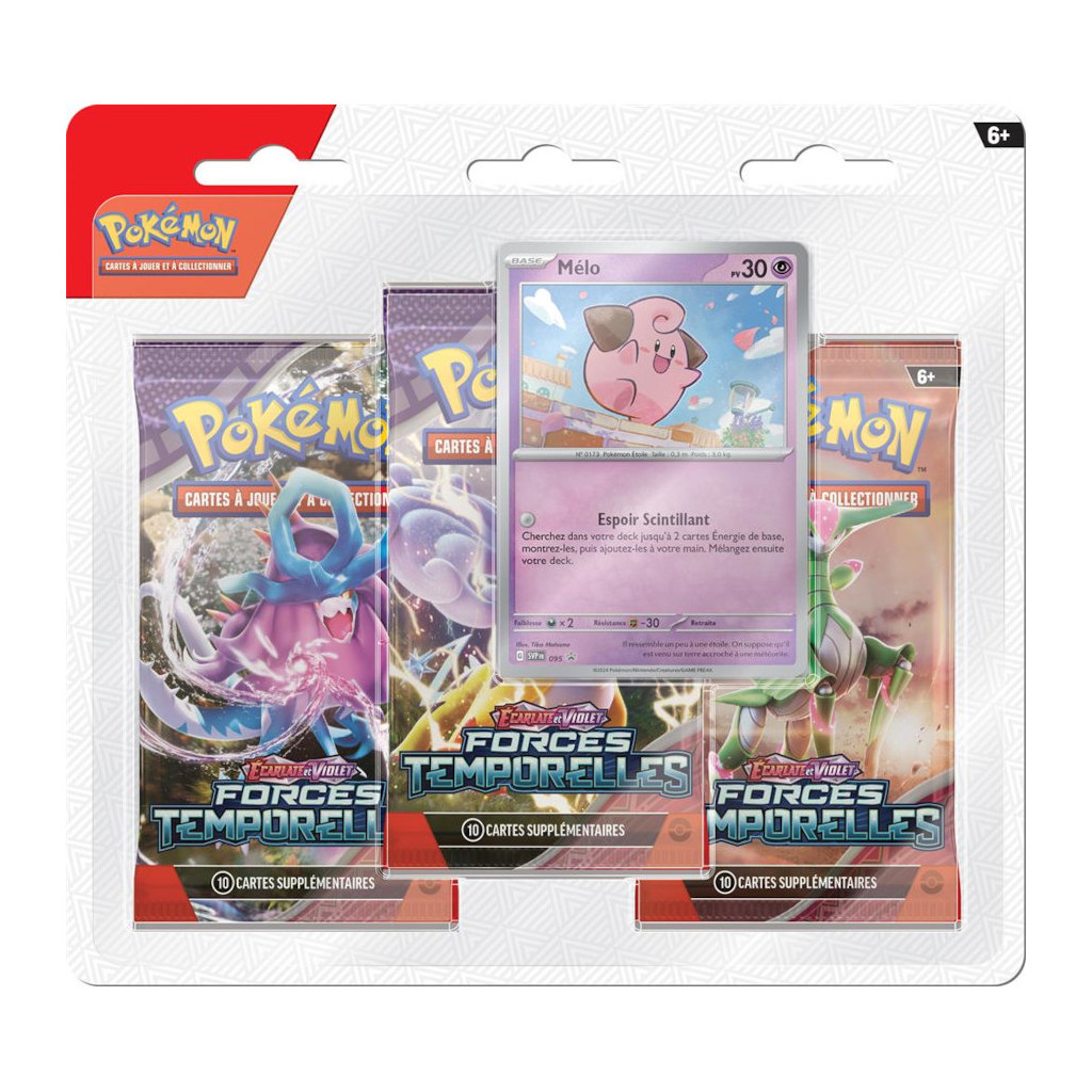 Pokemon EV05 : Forces Temporelles - Pack 3 Boosters