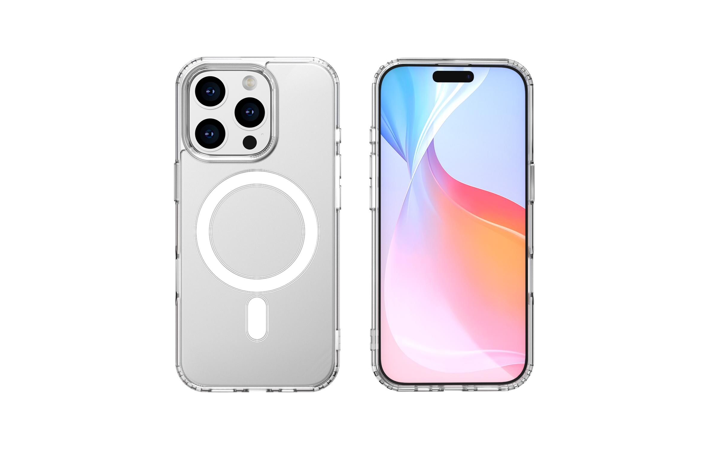 360° Premium Set iPhone 16 ProSet aus Displayschutzfolie und hochfester Schutzhülle für das iPhone 16 Pro