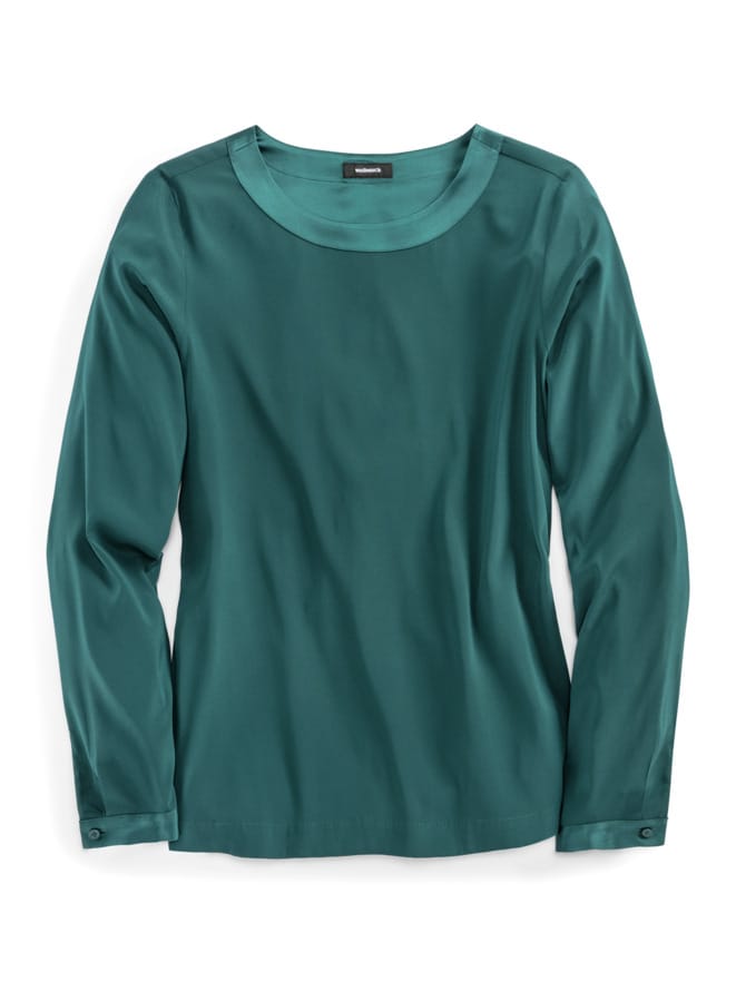 Seiden-Shirtbluse Edel-Basic