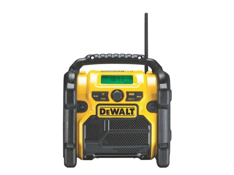 DeWALT DCR020-QW, Bærbar, Digital, DAB, FM, LED, Grøn, Sort, Gul