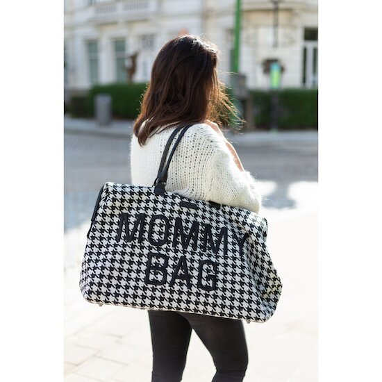 Sac à langer Mommy Bag   Pied de poule        de               Childhome
