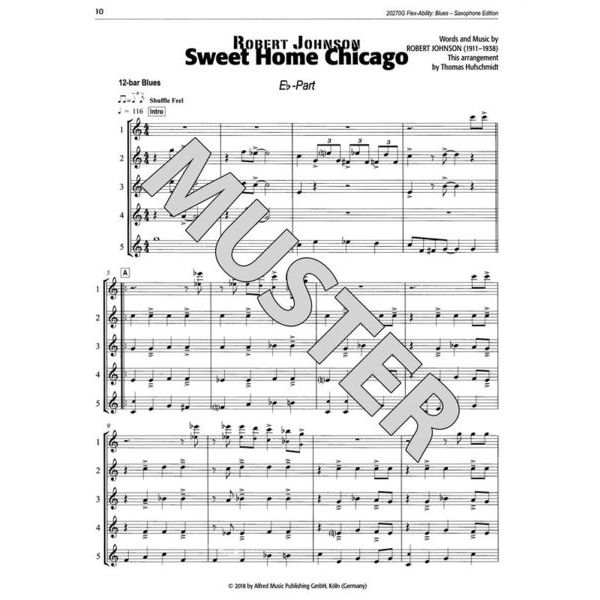 Alfred Music Publishing Flex-Ability Blues Saxophone